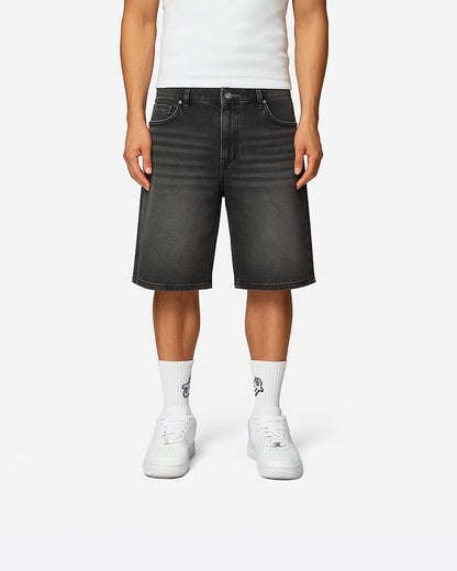 BY UNOV® Denim Jorts "Phantom Black"